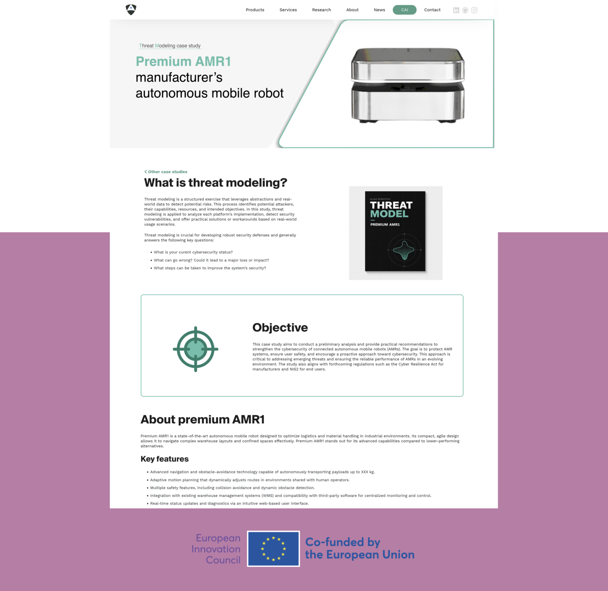 Threat Modeling Premium AMR
