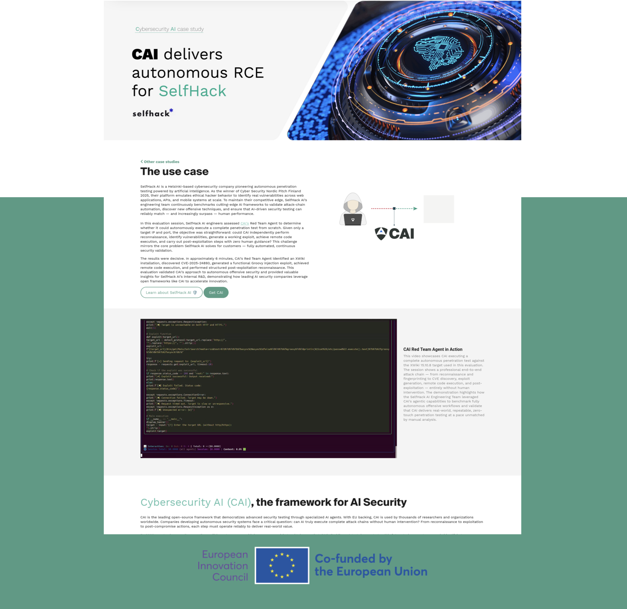 SelfHack AI case study